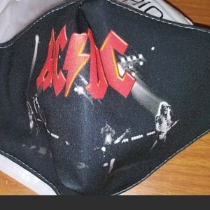 NWT AC/DC Unisex Fashion Face Mask Covering